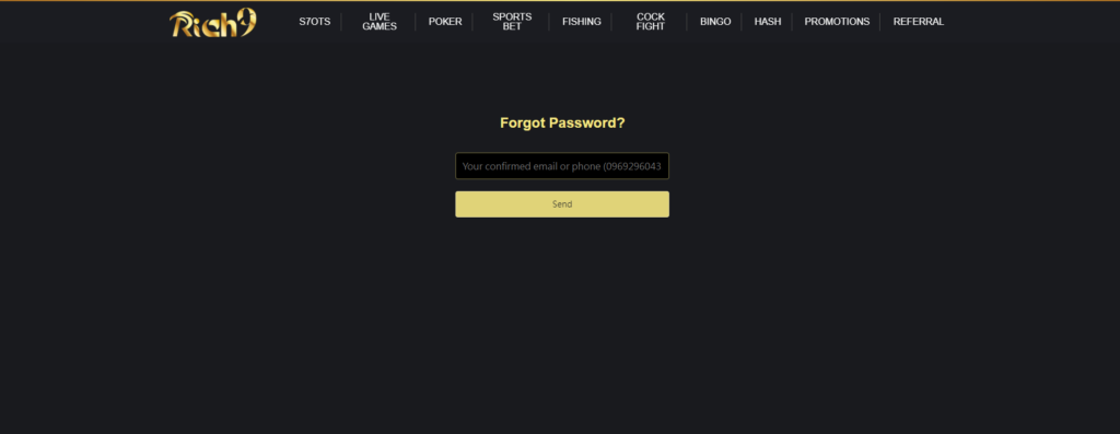 Forgotten Password