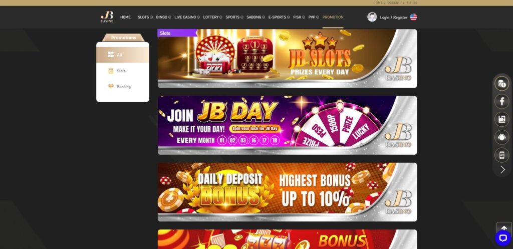 Mobile betting at JB Casino