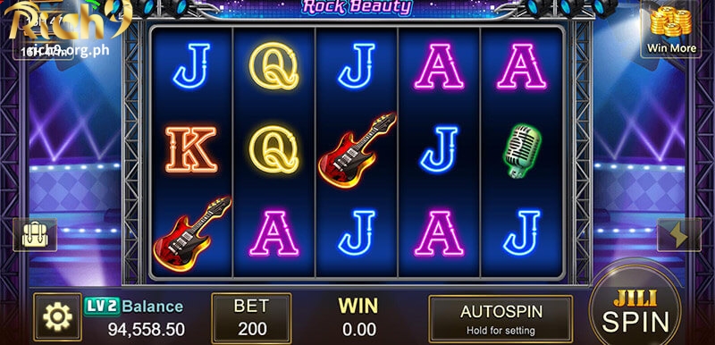 Rock Beauty Slot Game Introduction