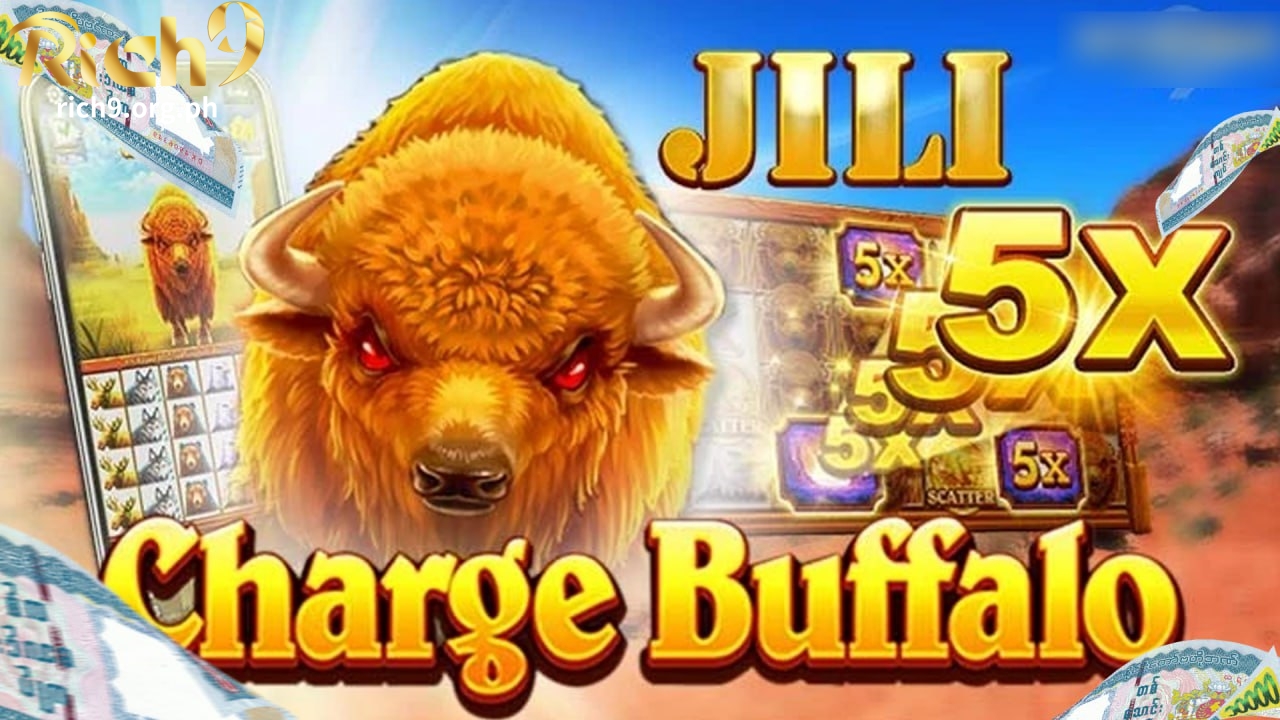 JILI Charge Buffalo slot game is an Online Casino Slot Machine made by JILI. Charge Buffalo Demo, including 6 reels offers 4096 ways to win, including Free Spins, which will help players to Big Win. JILI Charge Buffalo slot game's highest bonus multiplier is 4000X with low volatility.