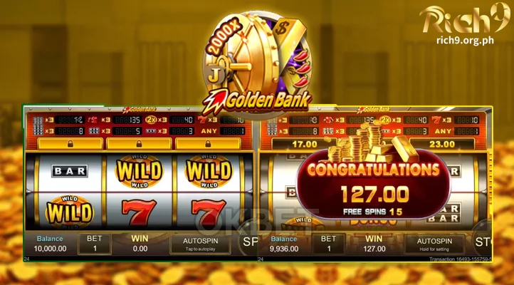 Jili Crazy Golden Bank slot game is a 3 reel 1 pay line classical slot machine, with symbols including 7, bars, and wild to substitute for all symbols to a big win.